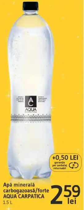 Supeco Apă minerală carbogazoasă/forte AQUA CARPATICA 1.5 L Ofertă