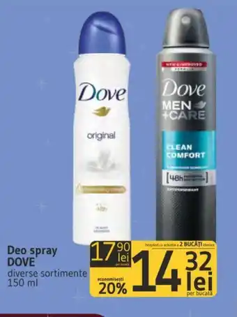 Supeco Deo spray DOVE Ofertă