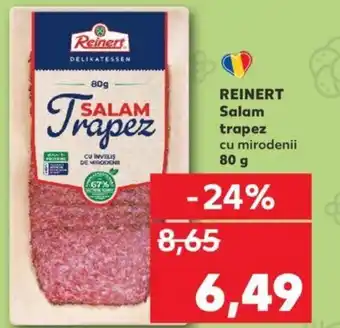 Kaufland REINERT Salam trapez cu mirodenii 80 g Ofertă