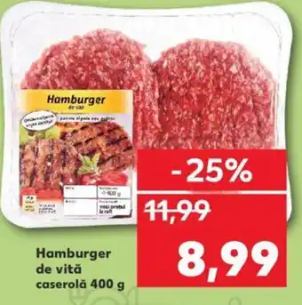 Hamburger de vită caserolă 400 g