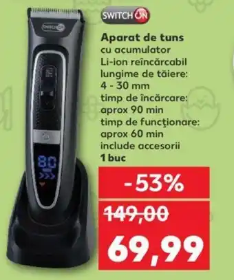 Kaufland SWITCH ON Aparat de tuns Ofertă