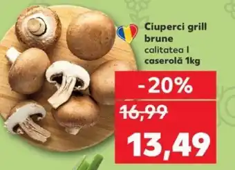 Kaufland Ciuperci grill brune Ofertă