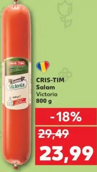 Kaufland CRIS-TIM Salam Victoria 800 g Ofertă