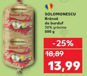 Kaufland SOLOMONESCU Brânză de burduf Ofertă