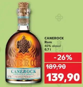 Kaufland CANEROCK Rom 40% alcool 0,7L Ofertă
