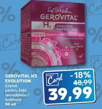 Kaufland GEROVITAL H3 EVOLUTION Ofertă