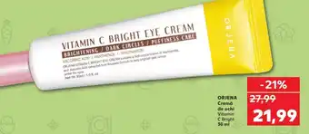 ORJENA Cremă de ochi Vitamin C Bright 30 ml