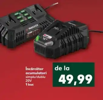 Kaufland Încărcător acumulatori simplu/dublu 20V Ofertă