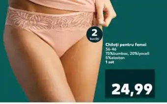 Kaufland Chiloţi pentru femei 36-46 Ofertă