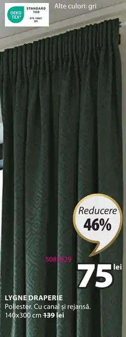 JYSK LYGNE DRAPERIE Ofertă