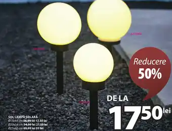 JYSK SOL LAMPĂ SOLARĂ Ofertă