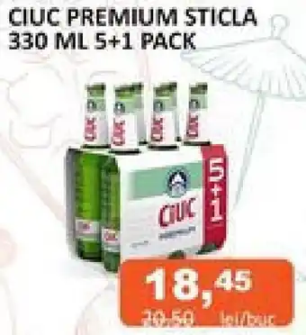 Unicarm CIUC PREMIUM STICLA 330 ML 5+1 PACK Ofertă
