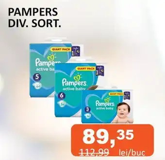 Unicarm PAMPERS DIV. SORT. Ofertă