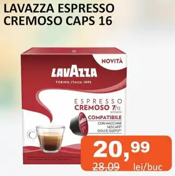 LAVAZZA ESPRESSO CREMOSO CAPS 16