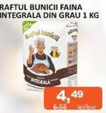 Unicarm RAFTUL BUNICII FAINA INTEGRALA DIN GRAU 1 KG Ofertă