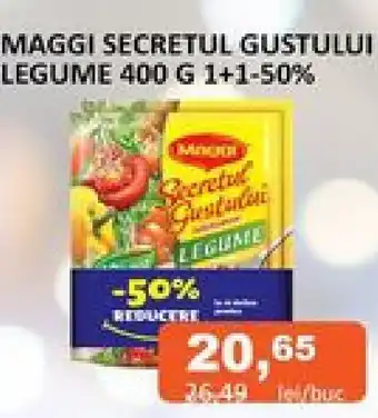Unicarm MAGGI SECRETUL GUSTULUI LEGUME 400 G 1+1-50% Ofertă
