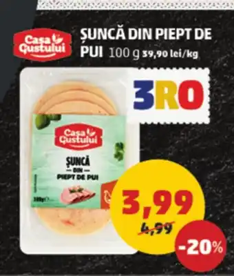 Penny ŞUNCĂ DIN PIEPT DE PUI Ofertă