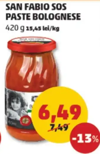 Penny SAN FABIO SOS PASTE BOLOGNESE Ofertă