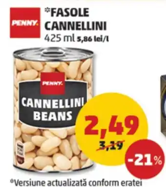 Penny FASOLE CANNELLINI Ofertă