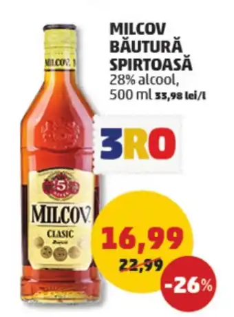Penny MILCOV BĂUTURĂ SPIRTOASĂ 500 ml Ofertă
