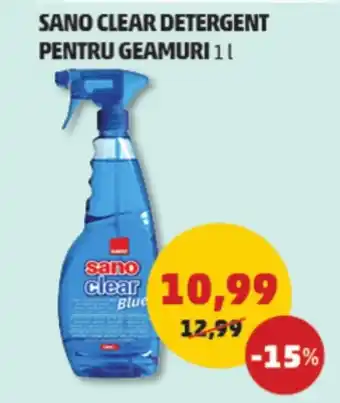 Penny SANO CLEAR DETERGENT PENTRU GEAMURI 1l Ofertă