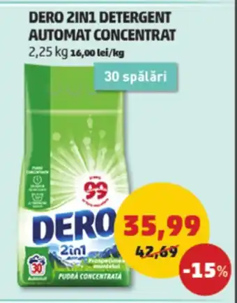 Penny DERO 2IN1 DETERGENT AUTOMAT CONCENTRAT Ofertă