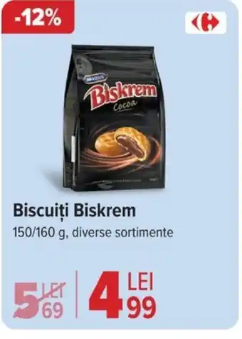 Carrefour Biscuiți Biskrem Ofertă