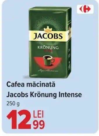 Carrefour Cafea măcinată Jacobs Krönung Intense Ofertă