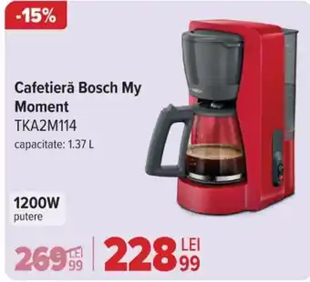 Carrefour Cafetieră Bosch My Moment TKA2M114 Ofertă