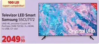 Carrefour Televizor LED Smart Samsung 55CU7172 Ofertă