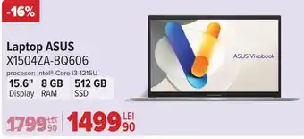 Carrefour Laptop ASUS X1504ZA-BQ606 Ofertă