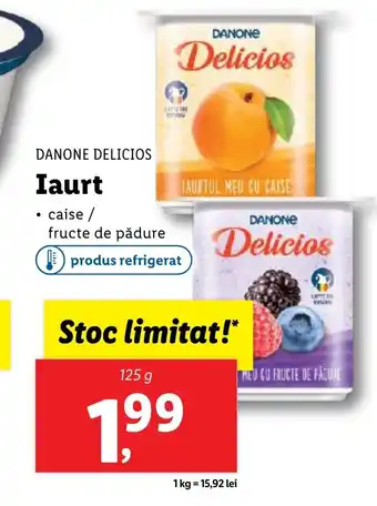 Lidl DANONE DELICIOS Iaurt Ofertă