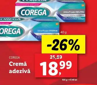 COREGA Cremă adezivă
