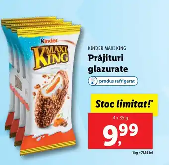 KINDER MAXI KING Prăjituri glazurate