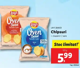 Lidl LAY'S BAKED Chipsuri Ofertă