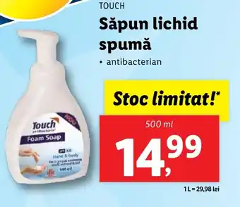 Lidl TOUCH Săpun lichid spumă Ofertă