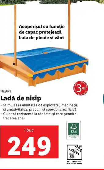 Lidl Ladǎ de nisip Ofertă