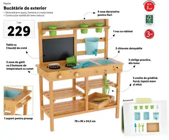 Lidl Playtive Bucătărie de exterior Ofertă