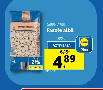 Lidl CAMPO LARGO Fasole albă Ofertă