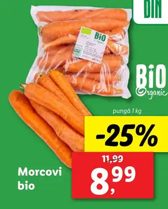 Lidl Morcovi bio Ofertă