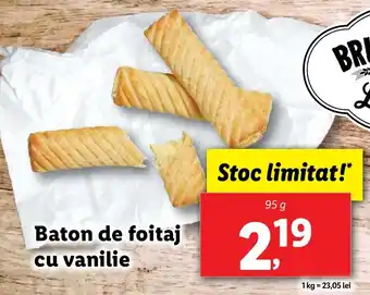 Lidl Baton de foitaj cu vanilie Ofertă