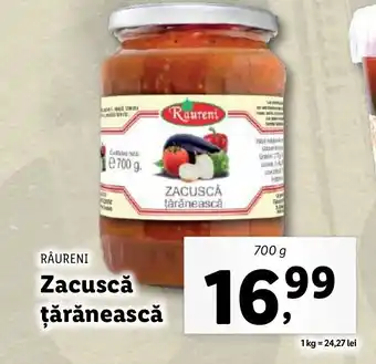RÂURENI Zacuscă ţărănească