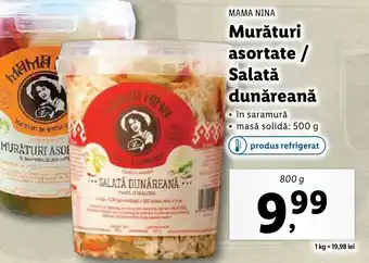 Lidl MAMA NINA Murături asortate / Salată dunăreană Ofertă
