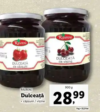 Lidl RÂURENI Dulceață Ofertă