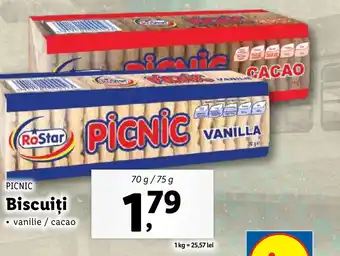 Lidl PICNIC Biscuiţi Ofertă