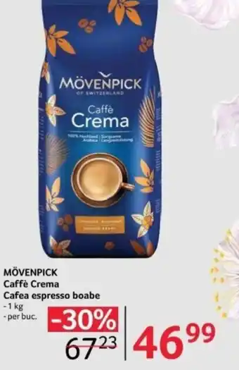 Selgros MÖVENPICK Caffè Crema Cafea espresso boabe Ofertă