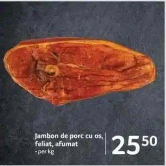 Selgros Jambon de porc cu os, feliat, afumat Ofertă