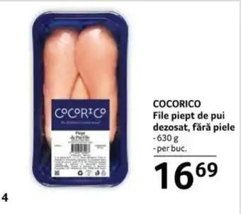 Selgros COCORICO File piept de pui dezosat, fără piele Ofertă