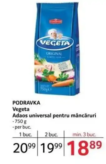 Selgros PODRAVKA Vegeta Adaos universal pentru mâncăruri Ofertă