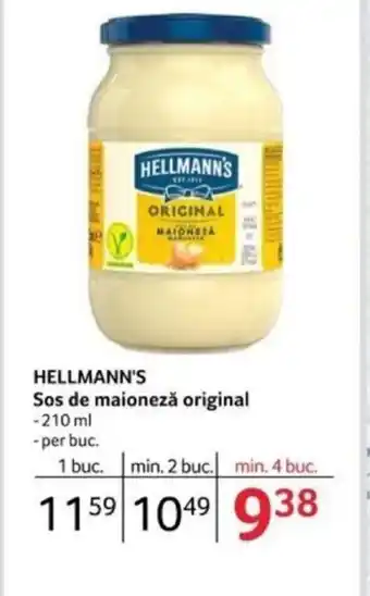 Selgros HELLMANN'S Sos de maioneză original Ofertă